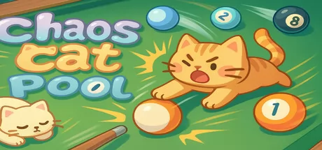 台球休闲物理新作《Chaos Cat Pool》2月25日在Steam开启