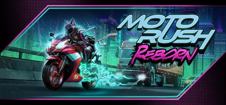 动漫风未来摩托竞速游戏《Moto Rush Reborn》3月20日Steam发售