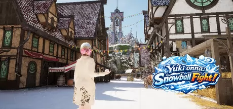 雪女:雪球大战！游戏logo