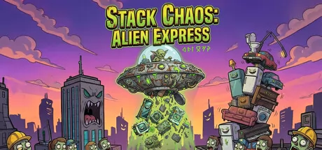 物理街机游戏《Stack Chaos:Alien Express》于4月14日在Steam平台上架