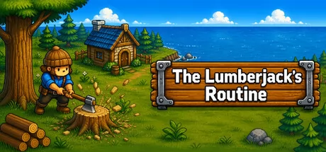 休闲像素伐木游戏《The Lumberjack's Routine》于6月26日在Steam平台上架